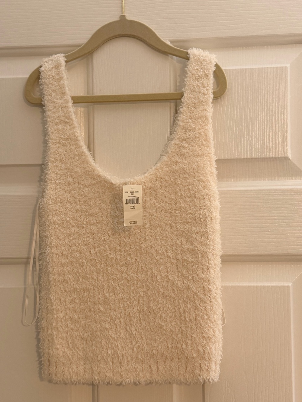 NWT XS Aerie Cozy Cream Tank Top